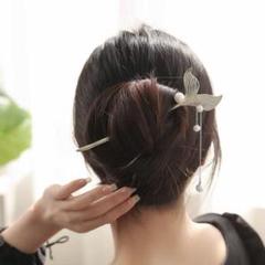 髪飾り　浴衣　和装　かんざし　簪　ヘアアクセサリー　成人式　結婚式　パール　着物