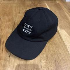 【美品】city country city ロゴ刺繍キャップ