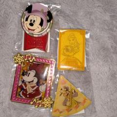 ディズニークラシックピンバッジ4個セット - メルカリ