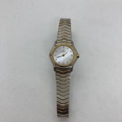 エベル EBELクラッシックウェーブ 18Kベゼル シェル文字盤 腕時計 EBEL - EBEL♦︎エベル クラシック ウェーブ ダイヤベゼル