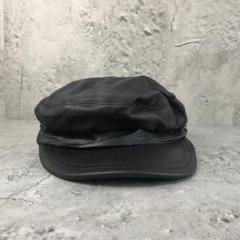cy91帽子　キャップ　キャスケット　黒　90s Y2K
