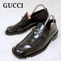 GUCCI ビットローファー ホースビット 25.0cm ブラック