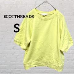 ECOTTHREADS 【S】Ｔシャツ イエロー トレーナー レディース