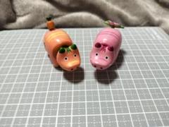 ガチャガチャ　赤べこ　お花べこシリーズ　野菜べこシリーズ