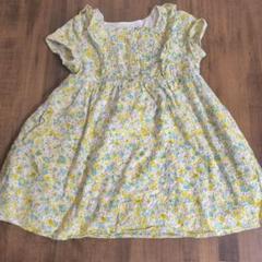 BeBe 花柄フリルワンピース 100cm