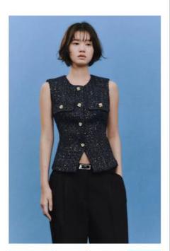 2025年最新】zara テクスチャーベストの人気アイテム - メルカリ