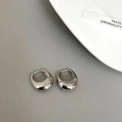 再入荷♡　シルバー　S925　フープ　リング　シンプル　ユニセックス　韓国