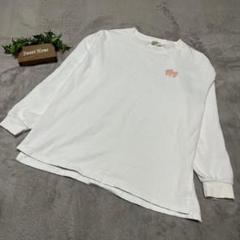 ロキシー　ROXY 長袖 カットソー　M トップス　レディース　ロゴ入り