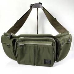 【極美品】 PORTER ポーター フライングエース キドニーバッグ カーキ