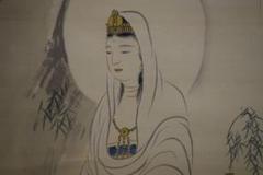 真作/三井萬里/楊柳観音図/桐題箱付/布袋屋掛軸HH-459 真作/三井萬里/楊柳観音図/桐題箱付/布袋屋掛軸HH-459 - メルカリ