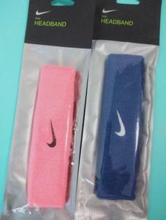 ピンク1本b□匿名配送□ナイキヘッドバンド ヘアバンドNIKE 汗止め ...