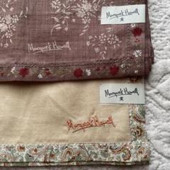 マーガレットハウエルシルクスカーフ　新品タグ付き MARGARET HOWELL(マーガレットハウエル) / スカーフ/シルク/BLK