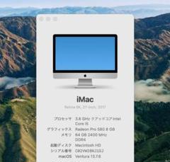 iMac 27 5K Radeon Pro 580 8gb 64GB HD2tb