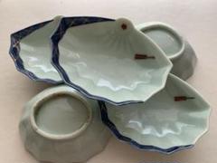 会席　先付　小鉢　扇形小鉢 5椀セット　器　和食器のサムネイル