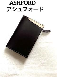 ASHFORD/アシュフォード キュリオ ミドルウォレット 二つ折り財布　本革 キュリオ 札挟み2つ折ウォレット[9159] 革小物 ASHFORD