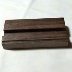 ハンドメイド 木製 スマホスタンド
