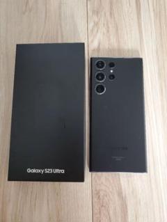【美品】GALAXY S23ultra 1TB ブラック　auSIMフリー ムスビー｜Galaxy S23 Ultra SCG20 1TB ブラック SIMフリー au版