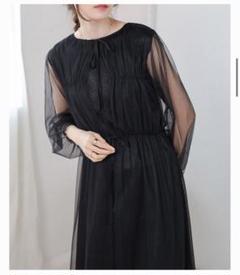 新品タグ付　Bab 2WAYチュールワンピース
