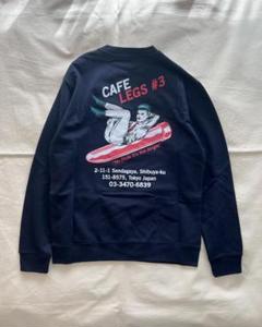 cafe legs #3 スウェット ネイビー L野村訓市