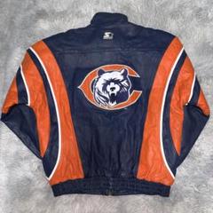 美品 STARTER スターター Bears べヤーズ スタジャン オールレザー 美品 STARTER スターター Bears べヤーズ スタジャン オールレザー
