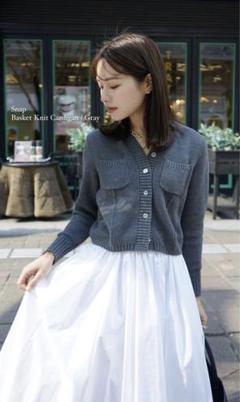 【タグ付き】laubeblanc Basket Knit Cardigan Basket Knit Cardigan – L'AUBE BLANC