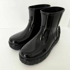 UGG ブラック ショートレインブーツ 23センチ　　新品未使用 2025年最新】ugg レインブーツ 23の人気アイテム - メルカリ