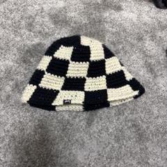 超メルカリ市Stussy Bucket Hat Checker Knit Stussy CHECKER KNIT BUCKET HAT, Black - Beamhill