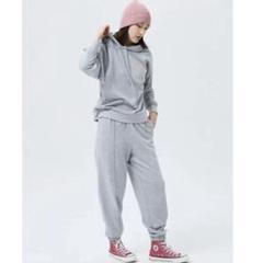GAPカーボナイズド フレンチテリー ハイライズ バレル ジョガーパンツ