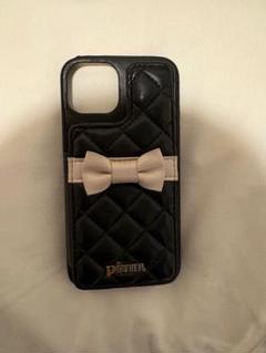 pium バイカラーリボンキルティングiPhoneケース - メルカリ