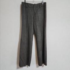 【MOGA】（M）ラメ混ツイードパンツ/ストレートスラックス/着回し/上品