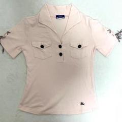 BURBERRY BLUE LABEL ポロシャツ ピンク S 38 - メルカリ