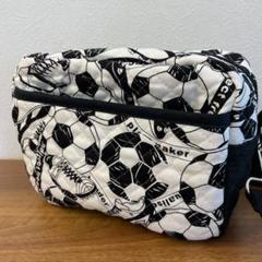 【男の子用】通園用ショルダーバッグ　ハンドメイド／サッカー柄