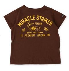 Denim Dungaree Miracle Tee ブラウン　140cm