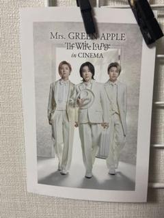 Mrs. GREEN APPLE A3クリアポスター、ステッカーシート2種