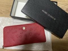 マリークヮント　MARYQUANT　財布　長財布　赤 MARY QUANT - MARY QUANT マリクワ 長財布 使用感ありの通販 by