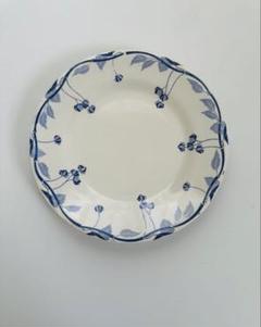 フランス アンティーク 花リム プレート クレイユ エ モントロー montereau モントロー 花リム plate フランスアンティーク