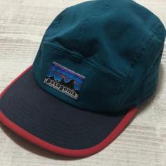【美品】パタゴニア ジェットキャップ 旧ロゴ グリーン フリーサイズ 美品】パタゴニア ジェットキャップ 旧ロゴ グリーン
