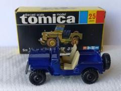 ミニカー トミカ 25 三菱 ジープ J3R (日本製トミカ) - メルカリ