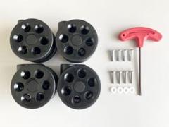 KEN【新品デッド】■RIMOWA■双輪ホイール■3個セット■リモワ RIMOWA - リモワ 車輪カバー ホイール 黒 3セットの通販 by