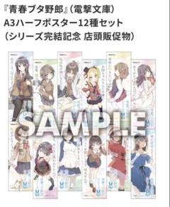 青春ブタ野郎シリーズ ポスター 非売品 販売促進 販促 特典 青ブタ サイン会 青春ブタ野郎シリーズ ポスター 非売品 販売促進 販促 特典 青