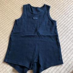 コムサイズム 黒ロンパース 80cm