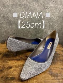 【美品】DIANA ブラック フリル 25cm ピンヒール　パンプス Amazon | [ダイアナ] パンプス 日本製 黒 ブラック 21.5cm