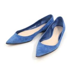 NINA RICCI ニナリッチ スウェードレザーポンテッドトゥフラット