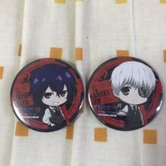 （レア）東京喰種 アニメイトカフェ アヤト 金木研　缶バッジ TVアニメ『東京喰種トーキョーグール』 - 霧嶋絢都 場面写缶