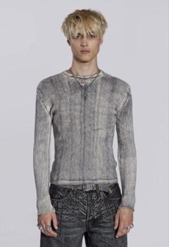 Jaded London☆Dirty White Scrape ニット