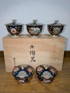 有田焼 古伊万里 金彩 清右衛門作 汲出揃 有田焼 古伊万里金彩 清右衛門作 蓋付汲出揃 5客 - メルカリ