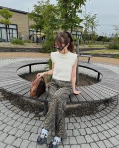 yolo レオパード柄ストレートデニム 即納】レオパードデニムパンツ KM1039 – YOLO（ヨロ