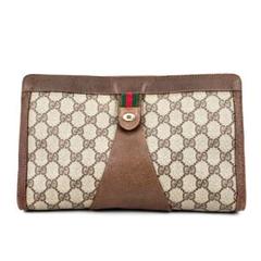 オールドグッチ GUCCI クラッチバッグ シェリーライン 0471