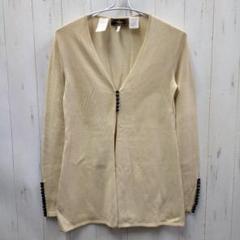 90s FENDI フェンディ　丸ボタン　サマーニットカーディガン