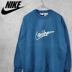 90s ナイキ NIKE 希少 刺繍ロゴ スウェット ブラウン L 古着 90s ナイキ NIKE 希少 刺繍ロゴ スウェット ブラウン L 古着